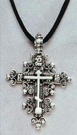 Anchors of Faith Pendant - Russian Orthodox Baptismal Cross - Oleg I. Pantuhoff (1882-1973) - Photo Museum Store Company