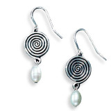 Celtic Swirl Drop Earrings - Photo Museum Store Company