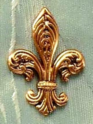Fleur de Lys Brooch - from the collection of The South Street Seaport Museum - Photo Museum Store Company