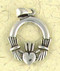 Claddagh Heart  Pendant on Cord : Celtic and Irish Collection - Photo Museum Store Company