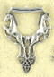 Celtic Horses Pendant on Cord : Celtic and Irish Collection - Photo Museum Store Company