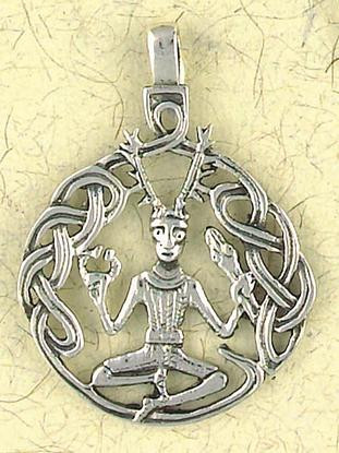 Cernnunos Pendant on Cord : Celtic and Irish Collection - Photo Museum Store Company