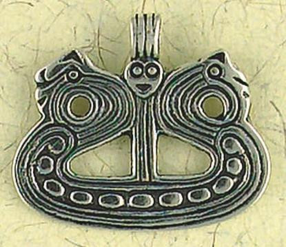 Viking Ship Pendant on Cord : Norse and Viking Collection - Photo Museum Store Company