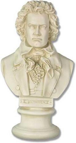 ベートーヴェン bust 陶器像 約20cm Beethoven Bust - Buy a Replica Beethoven Bust from Museum Store