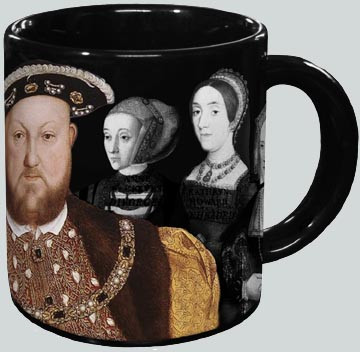 Henry VIII Disappearing Mugs - Watch his Wives Dissapear! - Photo Museum Store Company