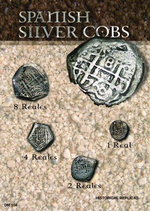 Spanish Silver Cobs in America (17th & 18th Century) - Pirates Treasure - Photo Museum Store Company