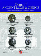 Coins of Ancient Rome and Greece - Alexander the Great, Mark Anthony, Cleopatra, Julius Caesar, Octavian & Nero (320BC -