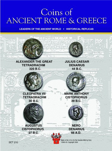 Coins of Ancient Rome and Greece | Museum Gift Shop Historic