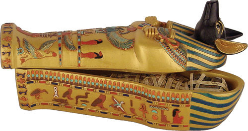 Anubis Coffin with Mummy Inside - Photo Museum Store Company