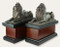 New York Public Library Lion Bookends - Bronze and Wood - Photo Museum Store Company