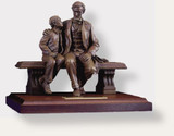 President Lincoln (Abraham Lincoln) and his son Tad, David French - Photo Museum Store Company