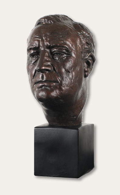 Franklin Delano Roosevelt, FDR Bust - Photo Museum Store Company