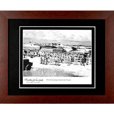 Enola Gay returns to Tinian - Autographed and Signed by Dutch VanKirk - Photo Museum Store Company