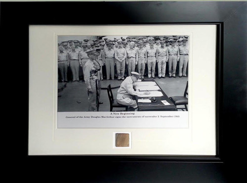 New Beginning - General Douglas MacArthur - with Artifact, Relic - Photo Museum Store Company