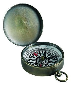 Brass Pocket Compass - Photo Museum Store Company