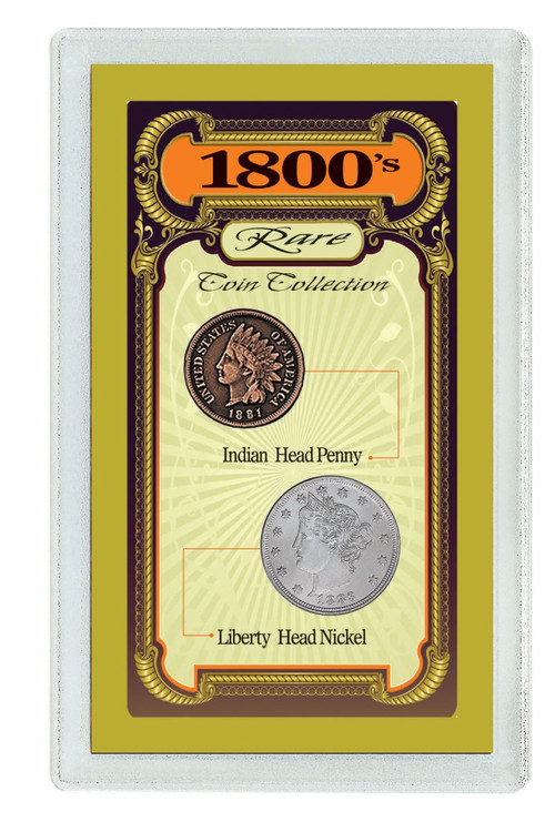 Collector's 1800's Rare Coin Collection - Actual Authentic Collectable - Photo Museum Store Company