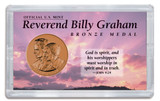 Collector's Billy Graham Medal in 3X5 Acrylic - Actual Authentic Collectable - Photo Museum Store Company