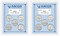 Collector's 1999P & 1999D Statehood Quarters Graded MS63 Brilliant Uncirculated  - Actual Authentic Collectable - Photo