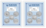 Collector's 2003P & 2003D Statehood Quarters Graded MS63 Brilliant Uncirculated  - Actual Authentic Collectable - Photo