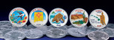 Collector's 2008 Colorized Statehood Quarters - Actual Authentic Collectable - Photo Museum Store Company