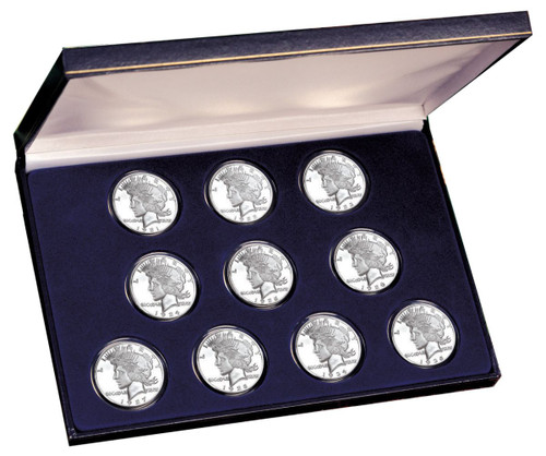 Collector's Peace Silver Dollar Collection - Actual Authentic Collectable - Photo Museum Store Company