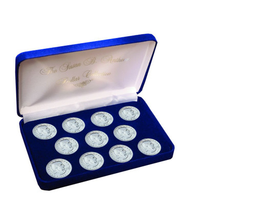 Collector's Complete Susan B. Anthony Dollar Collection in Brilliant Uncirculated Condition - Actual Authentic Collectab