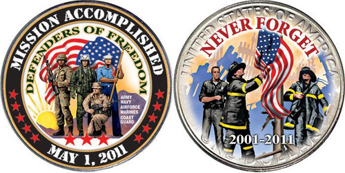 Collector's Mission Accomplished Coin - Defenders of Freedom Coin - Actual Authentic Collectable - Photo Museum Store Co