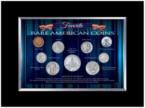 Collector's Favorite Rare American Coins - Actual Authentic Collectable - Photo Museum Store Company