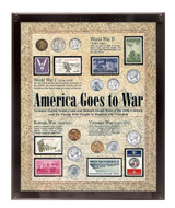 Collector's America Goes to War - Actual Authentic Collectable - Photo Museum Store Company
