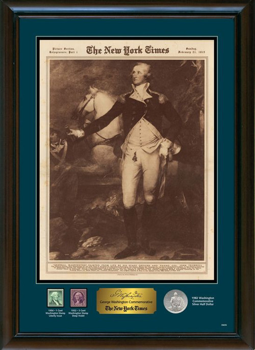 Collector's New York Times George Washington Commemorative - Actual Authentic Collectable - Photo Museum Store Company