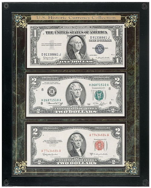 Collector's Historic U.S. Currency Collection - Actual Authentic Collectable - Photo Museum Store Company