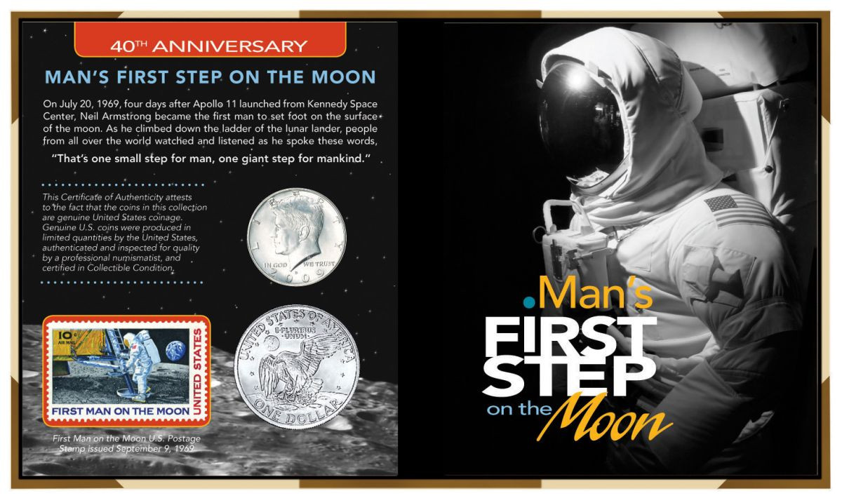 first man on the moon coin first man on the moon coin