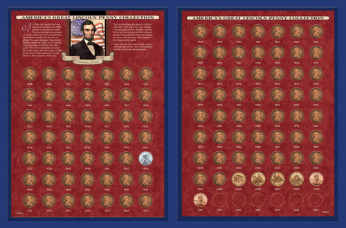 Collector's America's Great Lincoln Penny Collection 1909-2011 (including the 1922 Lincoln Penny) - Actual Authentic Col