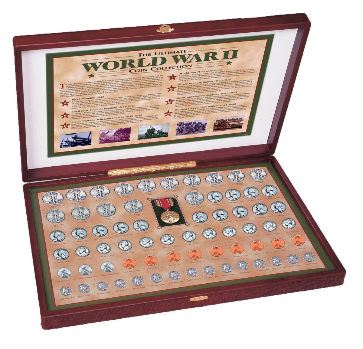 Complete World War II Coin Collection - Actual Authentic