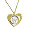 Collector's Mercury Dime Goldtone Heart Pendant - Actual Authentic Collectable - Photo Museum Store Company