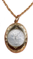 Collector's Mustard Seed Coin Locket - Actual Authentic Collectable - Photo Museum Store Company
