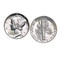 Collector's Silver Mercury Dime Cuff Links - Actual Authentic Collectable - Photo Museum Store Company