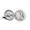 Collector's Buffalo Nickel Cuff Links - Actual Authentic Collectable - Photo Museum Store Company