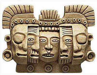 Mask of Death & Rebirth, Tikal, Mexico. 900 AD, Maya - Photo Museum Store Company