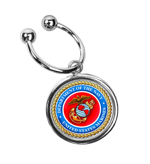 Collector's JFK Half Dollar Keyring/Marines - Actual Authentic Collectable - Photo Museum Store Company