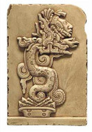 Maya Vision Serpent - Yaxchilan, Mexico. 755 A.D. - Photo Museum Store Company