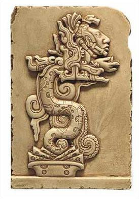 Maya Vision Serpent - Yaxchilan, Mexico. 755 A.D. - Photo Museum Store Company