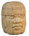 Olmec Colossal Head - La Venta, Mexico. 1000B.C. - Photo Museum Store Company