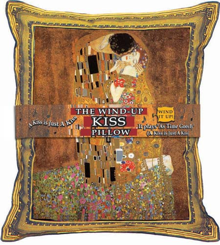 Wind up Kiss Pillow - Musical Pillow - Photo Museum Store Company