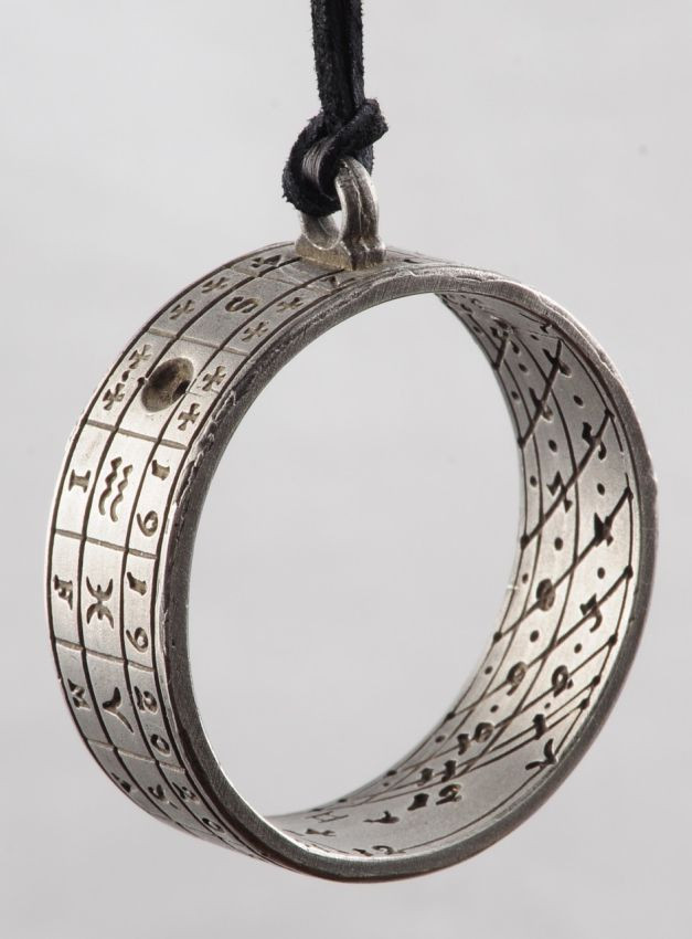 Prussia Sundial Ring Pendants - Dresden, 1704 | Wearable Sundial Jewelry