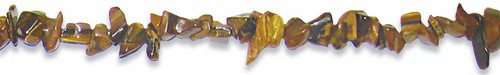 Tiger Eye Chip Semi-Precious Stone Necklace and Bracelet Set - Photo Museum Store Company
