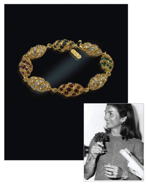 Jacqueline Jackie Kennedy Collection - The Royal Egg Bracelet - Photo Museum Store Company