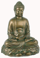 Buddha in Meditation on Lotus Sculpture - Photo Museum Store Company