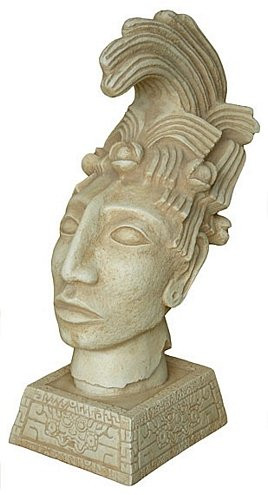Head of King Pacal - Palenque, Mexico. 692 A.D., Sculpture & Statues