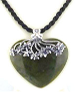 Connemara Marble Heart Pendant - Photo Museum Store Company